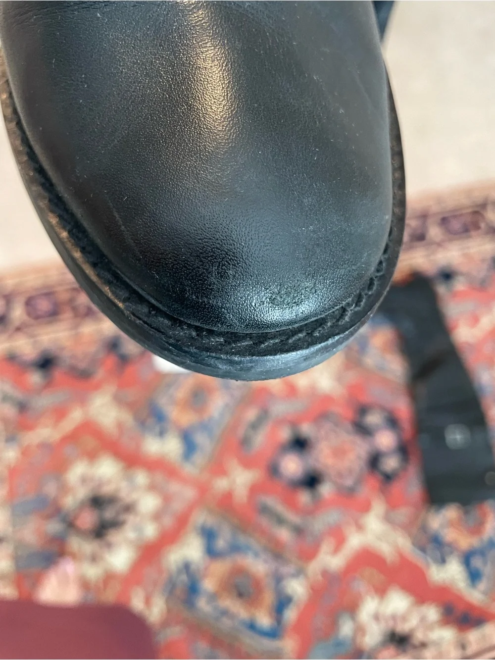 Matisse Black Leather Over-the-Knee Riding Boots